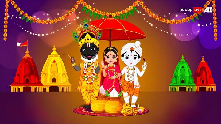 4. The Art Of Chariot Making: Each year, new chariots are handcrafted from neem wood by artisans called 'Maharanas.' The construction of these chariots start on Akshay Tritiya. Not a single nail is used while making the divine chariots. Instead, traditional wooden joinery technique is used which keeps the centuries-old rituals and craftsmanship alive. (Image Source: ABPLIVE AI)