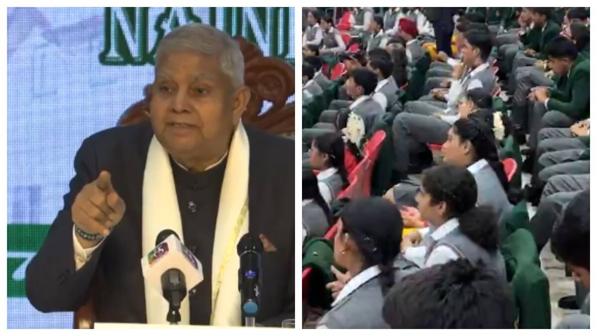 "குழந்தைகளை மன அழுத்தத்திற்கு ஆளாக்க வேண்டாம்" பெற்றோர்களுக்கு துணை ஜனாதிபதி தன்கர் அட்வைஸ்