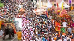 Jagannath Rath Yatra:గుజరాత్‌ అహ్మదాబాద్‌లో అత్యంత వైభవంగా జగన్నాథ రథయాత్ర, ఏనుగు అదుపుతప్పి జనంపైకి దూసుకెళ్లింది ఇక్కడే!