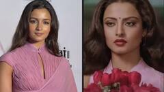 Alia Bhatt Channels Rekha’s Iconic ‘Silsila’ Look At ‘Umrao Jaan’ Screening