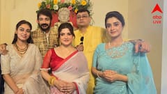Devi Chowdhurani: নৈহাটির বড়মার পুজো দিলেন মন্দিরে প্রসেনজিৎ-শ্রাবন্তী, গেলেন সাহিত্যসম্রাটের বাড়িতেও