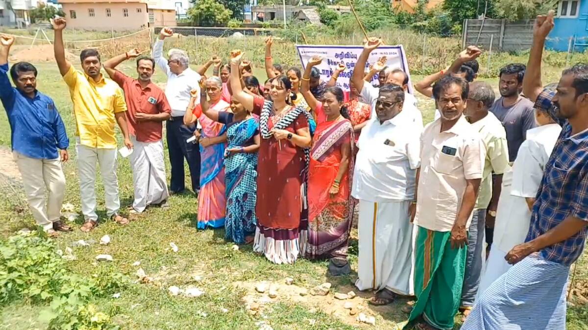 சீர்காழி முத்து நகர் பூங்காவில் வட்டார கல்வி அலுவலகம்: பொதுமக்கள் கடும் எதிர்ப்பு!