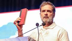 संविधान इन्हें चुभता है, क्योंकि वो..., RSS नेता होसबोले के बयान पर भड़के राहुल गांधी