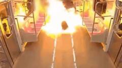 Upset Over Divorce Case, Man Sets Fire To Moving Seoul Metro. Video Goes Viral