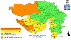 Gujarat Rain: ગાજવીજ અને ભારે પવન સાથે 5 દિવસ તૂટી પડશે વરસાદ,  જાણો હવામાન વિભાગનું એલર્ટ