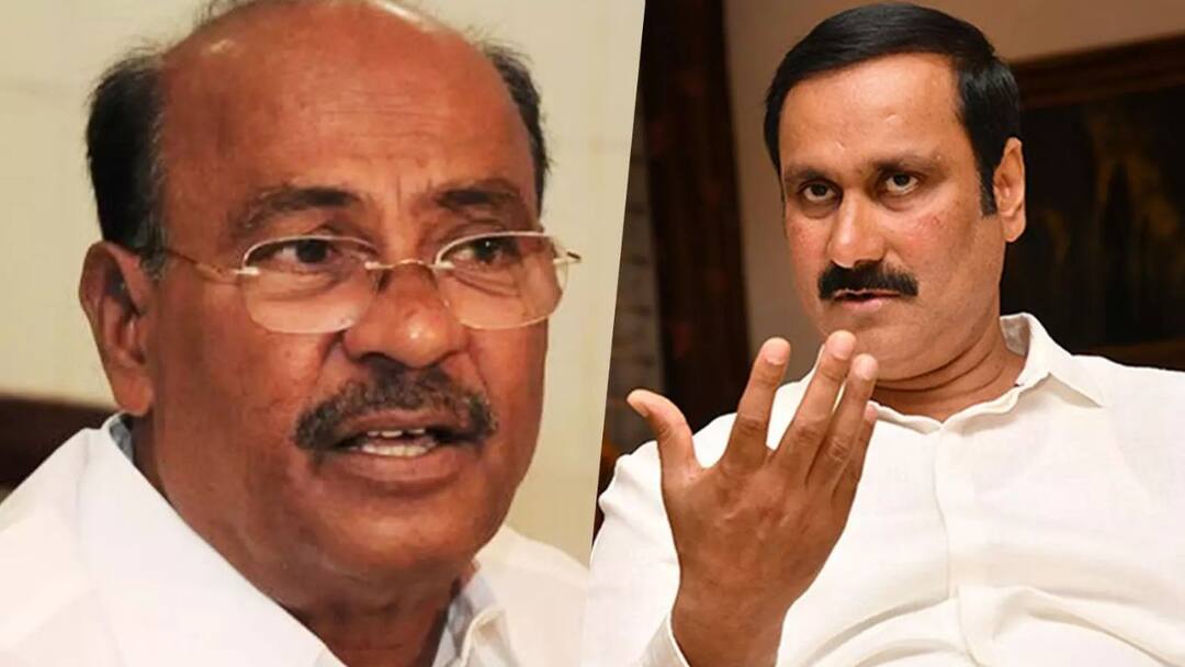 Anbumani ramadoss condomned statement for pmk ramadoss விசிக, காங்கிரஸூக்கு ராமதாஸ் மீது திடீர் பாசம்.. அவர் குழந்தையாக மாறிவிட்டார்.. அன்புமணி காட்டம்