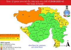 Gujarat Rain: ગાજવીજ અને ભારે પવન સાથે 5 દિવસ તૂટી પડશે વરસાદ,  જાણો હવામાન વિભાગનું એલર્ટ