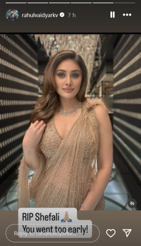 Shefali Jariwala's Sudden Death Leaves Celebs Shocked, Mika Singh, Aly Goni, Paras Chhabra Pay Tribute