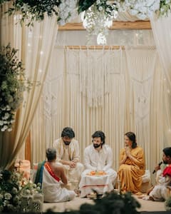 हाथ थामकर लिए फेरे, पहनाया मंगलसूत्र... नागार्जुन के छोटे बेटे अखिल अक्किनेनी ने शेयर की वेडिंग फोटोज