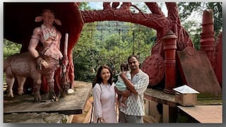 पति और बेटे संग गुवाहाटी के भीमाशंकर धाम पहुंची देवोलिना, बोलीं- दर्शन कर धन्य हो गई