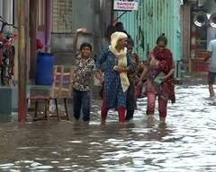 વિરમગામમાં ધોધમાર વરસાદથી માંડલને જોડતો રસ્તો પાણીમાં ગરકાવ, રસ્તા પર નદી જેવા દ્રશ્યો