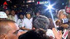 লেক মলের সামনে 'অভয়া মঞ্চের' মিছিল আটকাল পুলিশ, রাস্তাতেই বসে পড়লেন আন্দোলনকারীরা