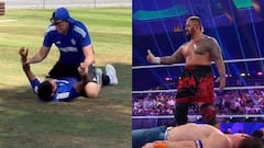 प्रैक्टिस सेशन है या WWE का रिंग? भारतीय कोच और गेंदबाज के बीच हुई लड़ाई! देखें वीडियो