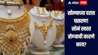 7 दिवसात सोन्याच्या दरात 3240 रुपयांची घसरण, सोनं स्वस्त होण्याची 'ही' आहेत 5 कारणे