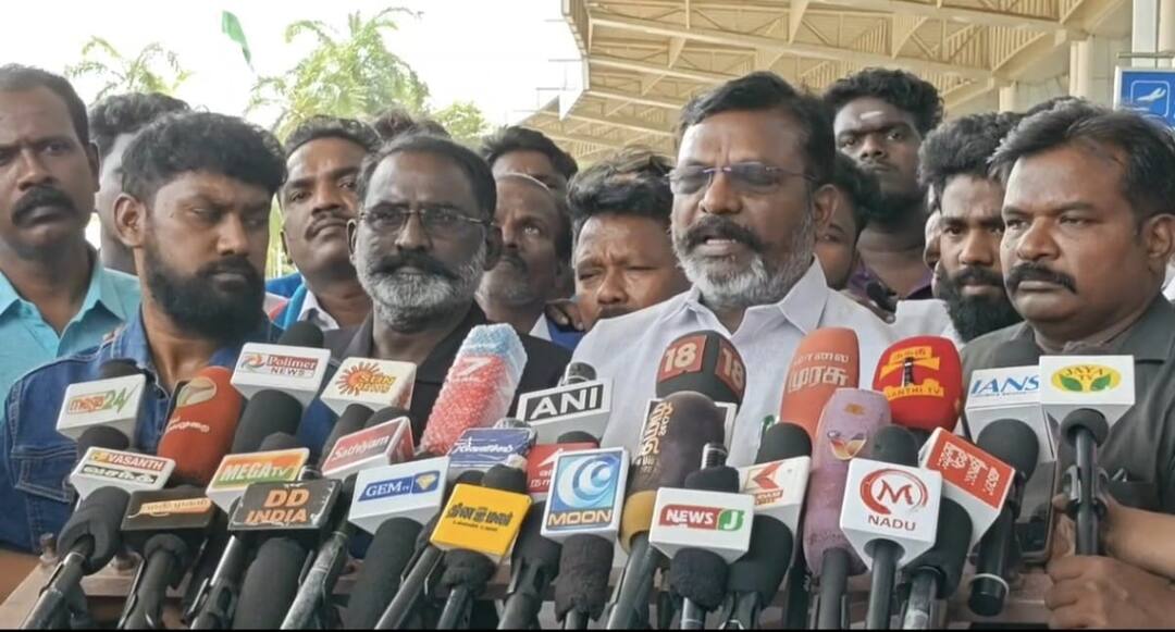 பாஜகவுக்கும் அதிமுகவுக்கும் இணைப்பு உள்ளதே தவிர, பிணைப்பு இருப்பதாக தெரியவில்லை - திருமாவளவன் பேட்டி !