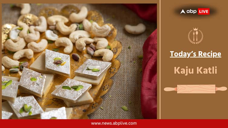 Hariyali Teej 2025 Recipe Kaju Katli Easy Recipe Try at Home Hariyali Teej 2025 Recipe — Know How To Prepare Kaju Katli At Home