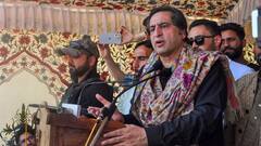 जम्मू-कश्मीर में बना नया गठबंधन, सज्जाद लोन ने किया ऐलान, कहा- 'जिन्होंने हम पर शासन किया...'