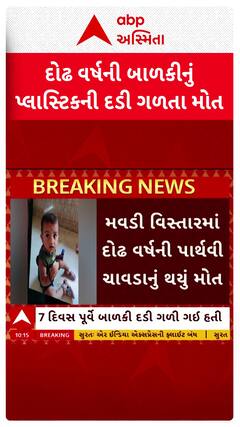 Rajkot News : માતા-પિતા માટે લાલબત્તી સમાન કિસ્સો, દોઢ વર્ષની બાળકી પ્લાસ્ટિકનો દડો ગળી જતાં મોત