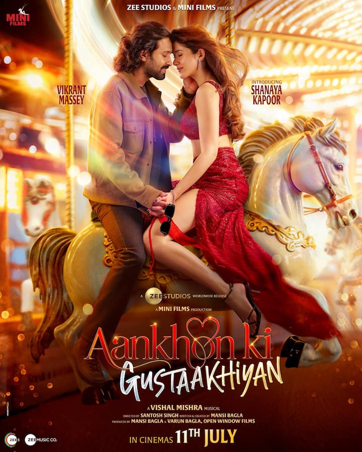 'आंखों की गुस्ताखियां' एक रोमांटिक ड्रामा फिल्म है, जिसमें प्यार, इमोशन्स और रिश्तों की गहराई को दिखाया गया है. ट्रेलर में दोनों स्टार्स की केमिस्ट्री और कहानी की झलक फैंस को काफी पसंद आ रही है. ये फिल्म 11 जुलाई 2025 को सिनेमाघरों में रिलीज होने के लिए तैयार है.