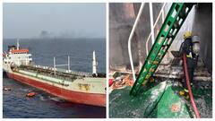 நடுக்கடலில் சென்ற கப்பலில் தீ விபத்து.. களத்தில் இறங்கிய இந்திய கடற்படை.. திக் திக் நிமிடங்கள்