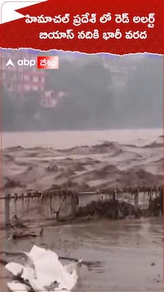 Red alert in Himachal Pradesh, heavy flood in Beas river