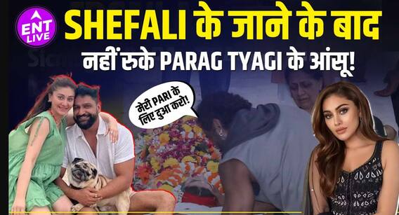 Shefali Jariwala's Death Left Parag Tyagi in Tears; His Emotions Flow Unstoppable in Memories