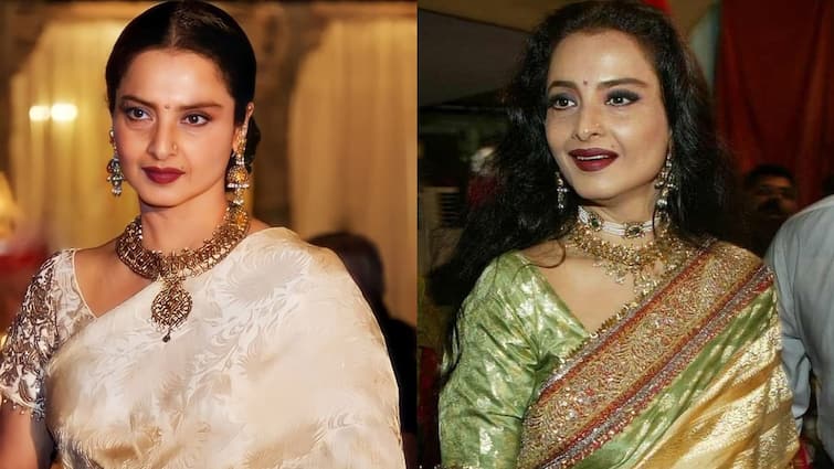 सावन में श्रृंगार के लिए दिग्गज अदाकारा रेखा से लें इंस्पिरेशन, देखें बेस्ट स्टाइलिंग टिप्स