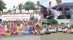 Shaktipeeth Highway: शक्तीपीठ महामार्गाविरोधात एल्गार; पंढरपूर पालखी महामार्ग रोखलेल्या शेतकऱ्यांना पोलिसांनी घेतलं ताब्यात