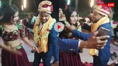 अपनी बारात में दूल्हे ने कर दिया कांड, दुल्हन की जगह किसी और को पहना दी वरमाला; देखें वीडियो