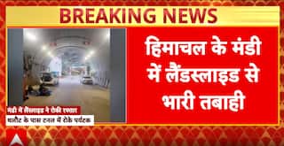 Breaking News: Landslide traps 300 tourists in Himachal tunnels; rescue underway in Mandi | ABP NEWS