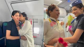 ड्रीम फ्लाइट में मां का स्वागत कर भावुक हुई एयर होस्टेस बेटी, वीडियो ने जीते लाखों दिल  
