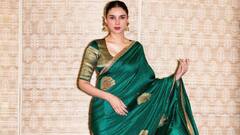 Sawan 2025 — 7 Glamorous Green Ethnic Looks of Aditi Rao Hydari To Try
