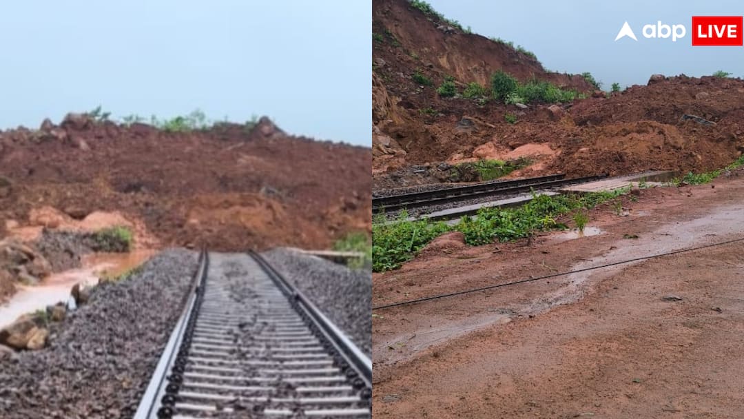 छत्तीसगढ़ के किरंदुल-कोत्तावालसा केके रेल मार्ग पर फिर भूस्खलन, सभी यात्री ट्रेनें रद्द Landslide again on Chhattisgarh Odisha railway route passenger trains canceled ann छत्तीसगढ़ के किरंदुल-कोत्तावालसा केके रेल मार्ग पर फिर भूस्खलन, सभी यात्री ट्रेनें रद्द