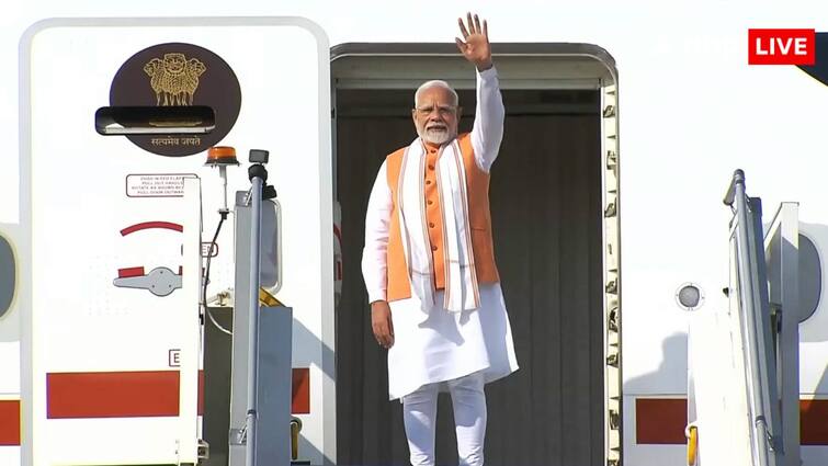 5 देशों की यात्रा पर रवाना हुए पीएम मोदी, सबसे पहले घाना और आखिर में करेंगे नामीबिया का दौरा, जानें पूरा शेड्यूल PM Modi left for official visit to Ghana he will also visit Trinidad and Tobago Argentina Brazil and Namibia and attend BRICS summit 5 देशों की यात्रा पर रवाना हुए पीएम मोदी, सबसे पहले घाना और आखिर में करेंगे नामीबिया का दौरा, जानें पूरा शेड्यूल