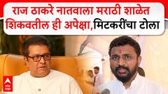 Amol Mitkari on Raj Thackeray : राज ठाकरे नातवाला मराठी शाळेत शिकवतील ही अपेक्षा,मिटकरींचा टोला