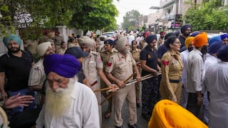 SAD Chief Sukhbir Singh Badal Detained By Police During Protest Against Majithia's Arrest
