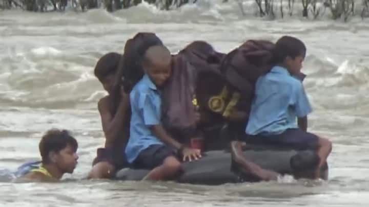 देशाची सध्या डिजिटल इंडिया कडे वाटचाल सुरू असताना दुसऱ्या बाजूला मात्र शिक्षण घेण्यासाठी ग्रामीण भागातील विद्यार्थ्यांना आपला जीव धोक्यात टाकून शिक्षणासाठी शाळेपर्यंत पोहचावं लागतंय.