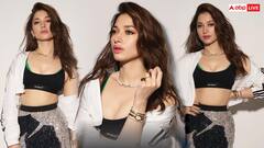 ग्लिटरी स्कर्ट और स्पोर्ट्स ब्रा में तमन्ना भाटिया का यूनिक लुक, तस्वीरें देख घायल हुए फैंस