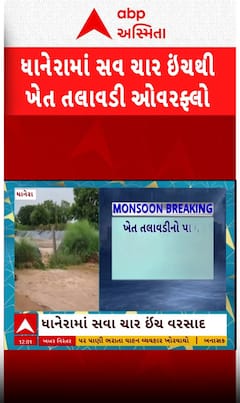 Banaskantha Rain: ધાનેરામાં સવા ચાર ઈંચ વરસાદથી ખેત તલાવડીઓ થઈ ઓવરફ્લો | Abp Asmita
