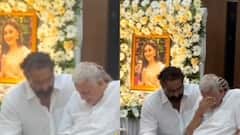 Shefali Jariwala’s Father Breaks Down At Mumbai Prayer Meet, Parag Tyagi Consoles Him