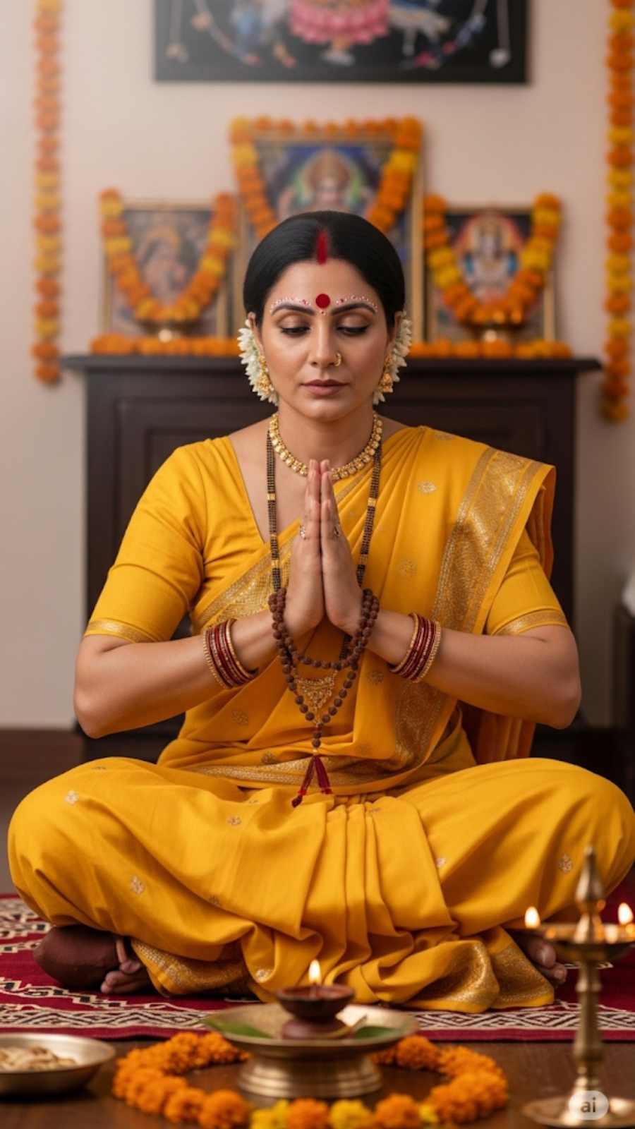 यदि मंदिर में कोई दण्डवत प्रणाम कर रहा है तो उसके आगे से न निकालें.