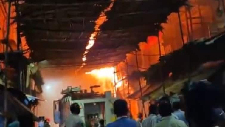 Massive Fire Near Tirupati’s Sri Govindarajaswamy Temple: Video