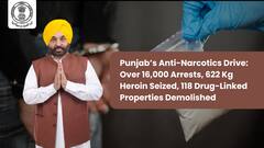 Punjab’s Anti-Narcotics Drive: Over 16,000 Arrests, 622 Kg Heroin Seized, 118 Drug-Linked Properties Demolished