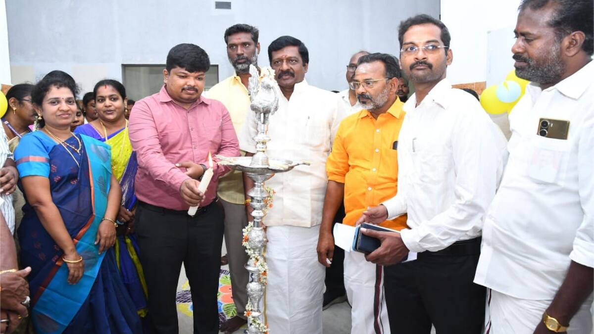 கட்டிட பணிகள் முழுமை பெறாத சுகாதார நிலையம் -அவசரக் கதியில் திறந்து வைத்த முதல்வர் மு.க.ஸ்டாலின் - அதிர்ச்சியில் உறைந்து போன பொதுமக்கள்