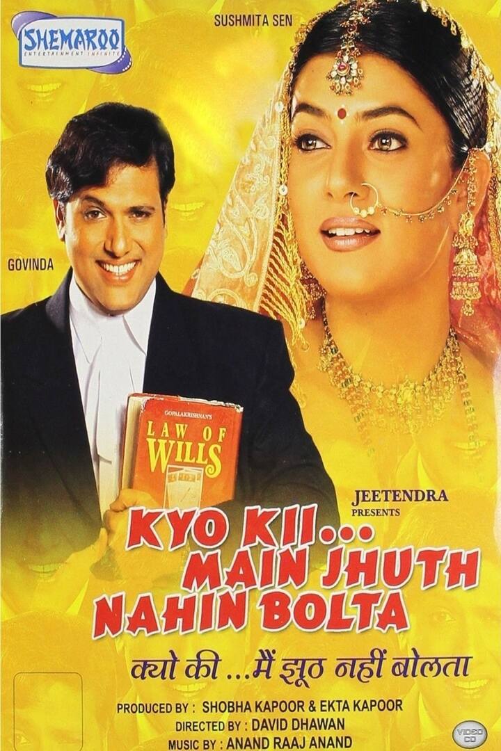 Kyo Kii... Main Jhuth Nahin Bolta – Prime Video: A classic courtroom comedy with a magical twist, this David Dhawan-directed film stars Govinda as Raj Malhotra, a lawyer who lies his way to success—until his son’s innocent wish renders him incapable of lying. What follows is a rollercoaster of courtroom chaos, hilarious reveals, and a powerful message about truth. Packed with satire and heart, this film flips legal drama into a laugh riot with a conscience.
