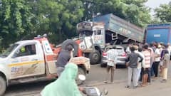 आयशर अन् दुचाकीची धडक, पती ठार पत्नी गंभीर जखमी; अमरावतीतही कारचा भीषण अपघात
