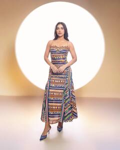 Bhumi Pednekar's Latest Look In Printed Dress Is All About Summer Glam