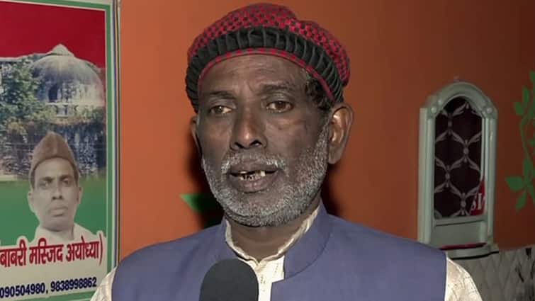 शाही ईदगाह पर हाईकोर्ट के फैसले पर बाबरी के पक्षकार इकबाल अंसारी बोले- देश संविधान... Iqbal Ansari React On Krishna Janmabhoomi Shahi Idgah Dispute on disputed structure Decision शाही ईदगाह पर हाईकोर्ट के फैसले पर बाबरी के पक्षकार इकबाल अंसारी बोले- देश संविधान...