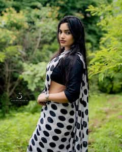 गावाकडच्या मुलांची स्वप्नसुंदरी, राजेश्वरी खरातने पोल्का डॉट साडीत फोटो शेअर करताच कमेंट्सचा पाऊस