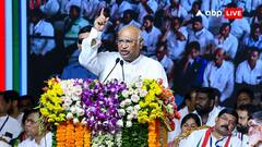 कोई भी नेता संविधान से 'सेक्युलर' और 'सोशलिस्ट' शब्दों को नहीं हटा सकता : मल्लिकार्जुन खरगे